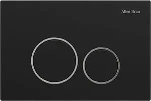 Клавиша смыва для унитаза Allen Brau Priority 9.20001.31 черный матовый Клавиша смыва для унитаза Allen Brau Priority 9.20001.31 черный матовый, 1