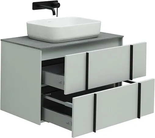 Тумба-умывальник подвесная Allen Brau Reality 80 папирус 1.32005.PWM+