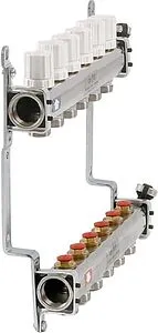 Группа коллекторная распределительная 6 отводов 1"в/в x ¾"ек Uni-fitt 451I4306 Группа коллекторная распределительная 6 отводов 1"в/в x ¾"ек Uni-fitt 451I4306, 4