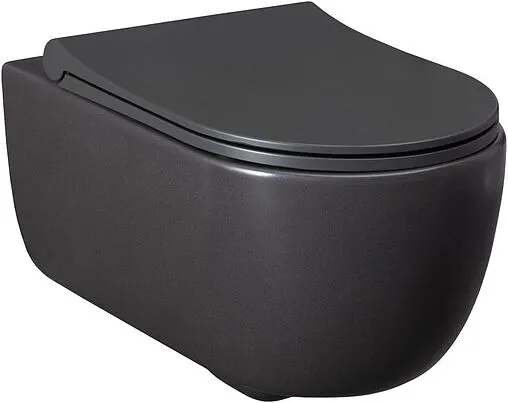 Унитаз подвесной безободковый Allen Brau Priority антрацит 4.31001.AN
