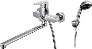 Смеситель для ванны с длинным изливом SMARTsant Инлайн хром SM103508AA Смеситель для ванны с длинным изливом SMARTsant Инлайн хром SM103508AA, 1