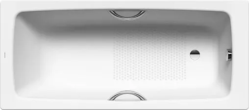 Ванна стальная Kaldewei Cayono Star 170х75 mod. 756 anti-slip+easy-clean с отв. для ручек белый 275630003001
