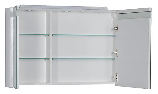 Шкаф-зеркало Aquanet Лайн 90 R белый 00164934