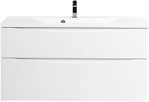 Тумба под умывальник подвесная BelBagno MARINO-H60 120 Bianco Lucido MARINO-H60-1200-2C-SO-BL-P Тумба под умывальник подвесная BelBagno MARINO-H60 120 Bianco Lucido MARINO-H60-1200-2C-SO-BL-P, 1