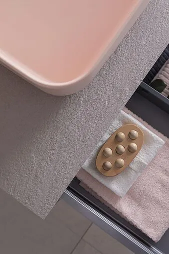 Тумба под умывальник подвесная Allen Brau Infinity 85 папирус 1.21001.PWM