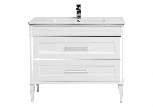 Тумба под умывальник Aquanet Бостон М 100 белый 00209678