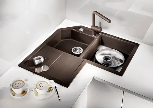Мойка кухонная Blanco Metra 9 Е 83 кофе 515573