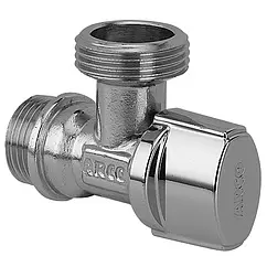 Кран шаровый угловой для бытовой техники ½"н x ¾"н хром Arco L-94 NOVFR729 Кран шаровый угловой для бытовой техники ½"н x ¾"н хром Arco L-94 NOVFR729