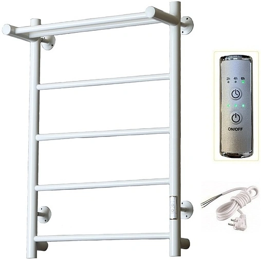 Полотенцесушитель электрический лесенка Тругор Аспект Пэк сп 1 П 80х50 белый ВГП