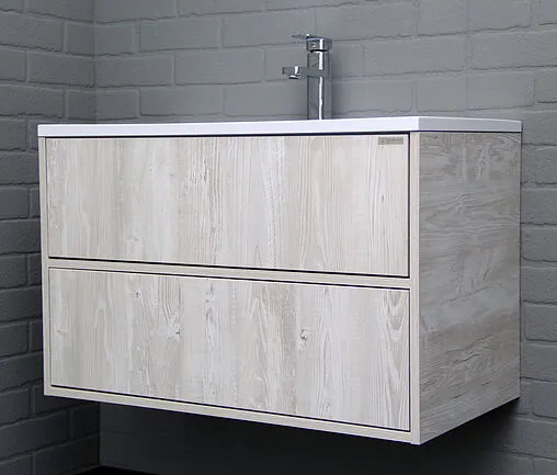 Тумба-умывальник подвесная Домино Dolche 80 сосна касцина DD5401T+4670142930273