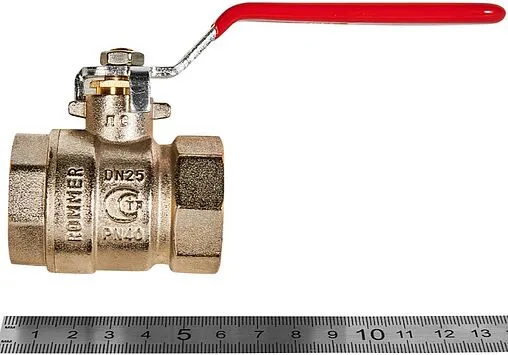 Кран шаровый 1&quot;в x 1&quot;н Rommer ГОСТ Р 59553-2021 RBV-0001-2110325