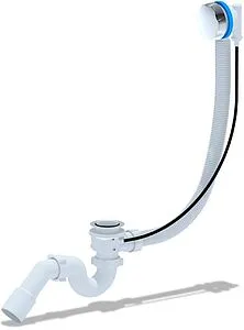 Слив-перелив для ванны Ани Пласт хром EM411, 1