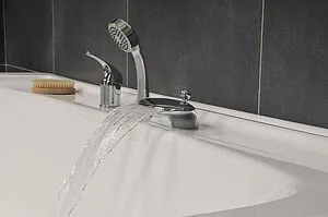 Смеситель на борт ванны на 3 отверстия Ravak Rosa RS 025.00 хром X07P003, 3