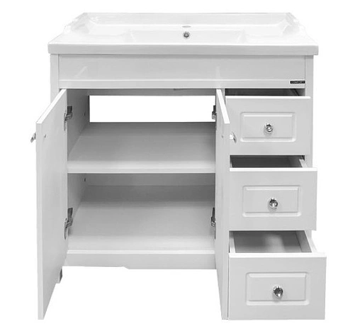 Тумба-умывальник напольная Comforty Тбилиси 90 белый 00003132630CF