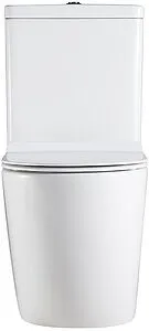 Унитаз-компакт безободковый Logan L1C белый 00261949+00261950 Унитаз-компакт безободковый Logan L1C белый 00261949+00261950, 4