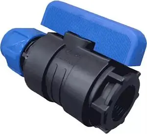 Кран шаровый с переходом на пнд трубу 32мм x ¾&quot;в Valfex 1210012532034, 1