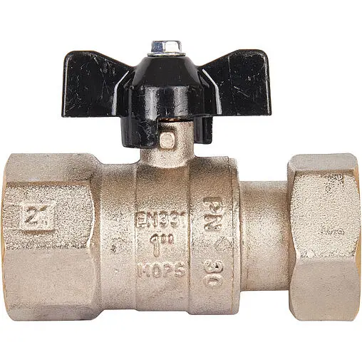 Кран шаровый с накидной гайкой 1"в x 1"нг Stout SVB-0009-000025