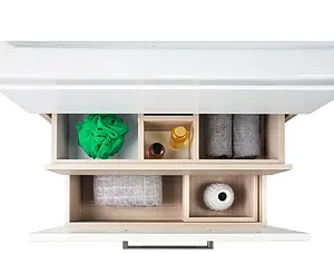 Тумба-умывальник подвесная IDDIS Mirro 50 белый/дерево MIR50W0i95K Тумба-умывальник подвесная IDDIS Mirro 50 белый/дерево MIR50W0i95K, 4