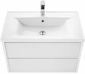 Тумба-умывальник подвесная Aquaton Римини 80 new белый 1A2267K3RN010 Тумба-умывальник подвесная Aquaton Римини 80 new белый 1A2267K3RN010, 4