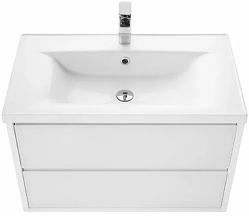 Тумба-умывальник подвесная Aquaton Римини 80 new белый 1A2267K3RN010