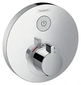 Термостат для 1 потребителя Hansgrohe ShowerSelect S хром 15744000 Термостат для 1 потребителя Hansgrohe ShowerSelect S хром 15744000, 1
