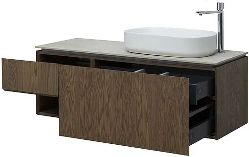 Тумба-умывальник подвесная Allen Brau Infinity 120 R дуб 1.21008.NO+