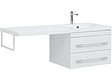 Тумба-умывальник подвесная над стиральной машиной Aquanet Нота 120 R белый 00171483+00239568