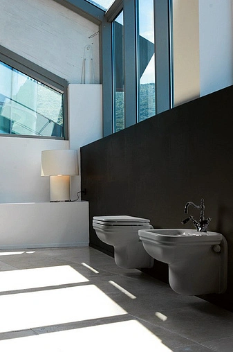 Биде подвесное Kerasan Waldorf белый 4125K1bi/cr*1