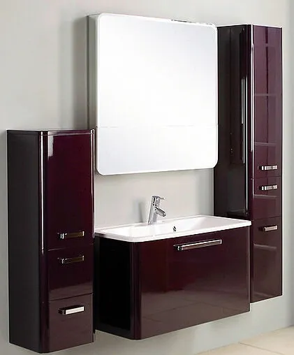 Шкаф-зеркало Aquaton Валенсия 90 белый 1A125102VA010