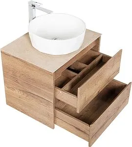 Тумба-умывальник подвесная BelBagno KRAFT 60 Rovere Tabacco KRAFT-600-2C-SO-RT+, 5