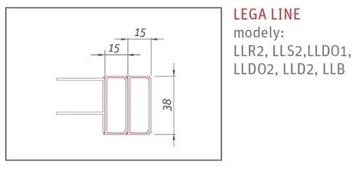 Профиль 13x1900мм белый Roltechnik Lega Line P4055