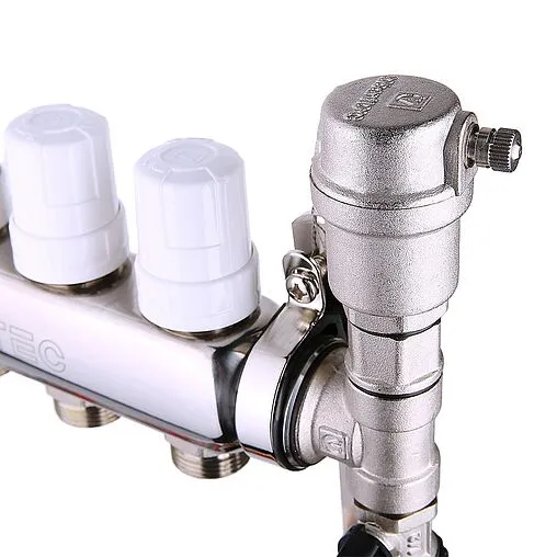 Группа коллекторная с расходомерами 10 отводов 1&quot;в/в x ¾&quot;ек Valtec VTc.589.EMNX.0610