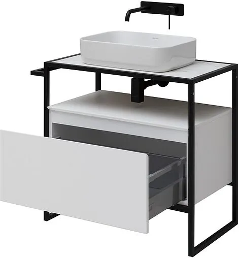 Тумба-умывальник напольная Allen Brau Priority 80 белый 1.31002.WM+