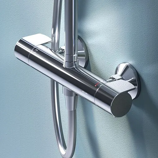 Душевая система с термостатом для душа Am.Pm X-Joy хром F0785A400 Душевая система с термостатом для душа Am.Pm X-Joy хром F0785A400