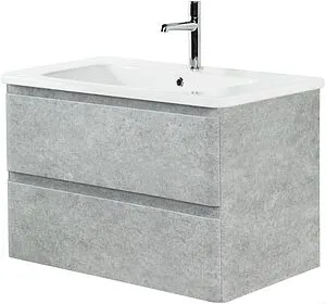 Тумба-умывальник подвесная BelBagno ALBANO-CER 80 Cemento Verona Grigio ALBANO-CER-800-2C-SO-CVG+12080-KL, 4