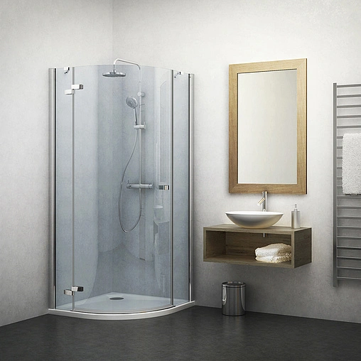 Душевое ограждение 1000x1000мм прозрачное стекло Roltechnik Elegant Line GR1/1000 L 130-100000L-00-02