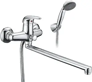 Смеситель для ванны с длинным изливом SMARTsant Реал хром SM033502AA, 1