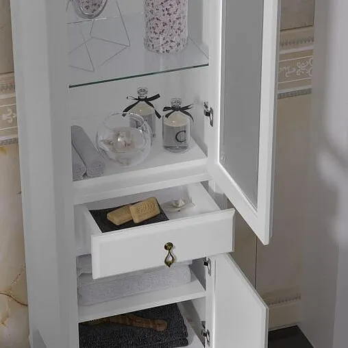 Шкаф-пенал напольный Opadiris Лоренцо 45 R белый Z0000008218