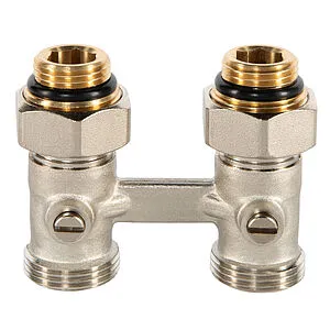 Узел нижнего подключения радиатора прямой ¾"ек x ¾"ек (½"н) Royal Thermo RTE 07.00001А Узел нижнего подключения радиатора прямой ¾"ек x ¾"ек (½"н) Royal Thermo RTE 07.00001А, 2