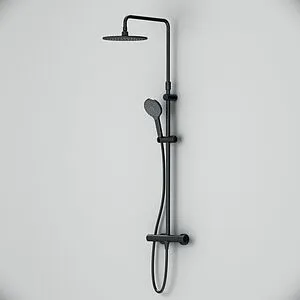 Душевая система с термостатом для душа Am.Pm Like чёрный матовый F0780422 Душевая система с термостатом для душа Am.Pm Like чёрный матовый F0780422, 5