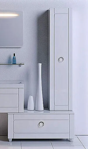 Шкаф-пенал подвесной Aqwella Infinity 35 белый Inf.05.35 Шкаф-пенал подвесной Aqwella Infinity 35 белый Inf.05.35