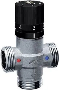 Трехходовой термостатический смесительный клапан ¾&quot; +25...+65°С Kvs 3.6 Far Termo FA 3957 34, 1
