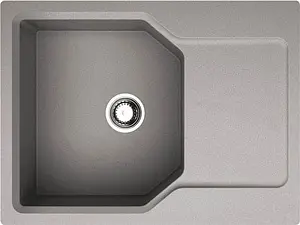 Мойка кухонная Omoikiri Yonaka 65-GR leningrad grey 4993346, 1