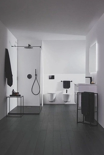 Смеситель для раковины Ideal Standard Crafine O чёрный матовый BC555XG