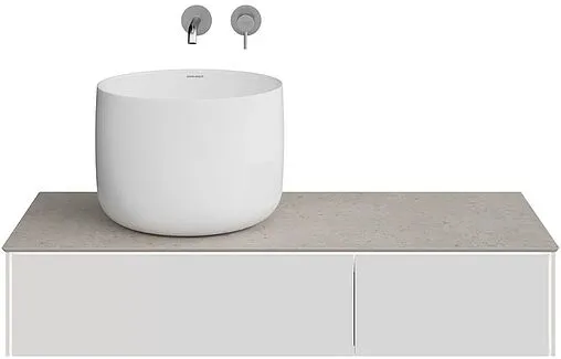 Тумба под умывальник подвесная Kerama Marazzi Magica 120 утренний серый матовый MA.120.2\MGR.M