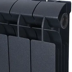 Радиатор биметаллический 12 секций Global Style Plus 500 черный Радиатор биметаллический 12 секций Global Style Plus 500 черный, 4