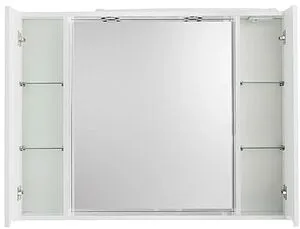 Шкаф-зеркало BelBagno FLY-MARINO 100 Bianco Lucido MARINO-SPC-1000/750-2A-BL-P, 3