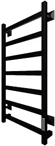 Полотенцесушитель электрический лесенка Тругор Пэк сп 20 кв 80х50 черный матовый ВГП Полотенцесушитель электрический лесенка Тругор Пэк сп 20 кв 80х50 черный матовый ВГП, 1