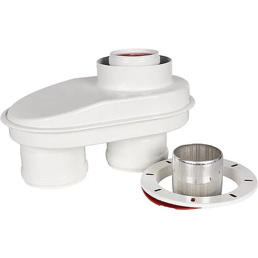 Адаптер разделительный Ø 60/100 x 80/80мм (алюм.) Rommer RCA-8080-240002