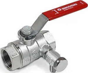 Кран шаровый с дренажем 1½"в x 1½"в Giacomini R250SX007 Кран шаровый с дренажем 1½"в x 1½"в Giacomini R250SX007, 1